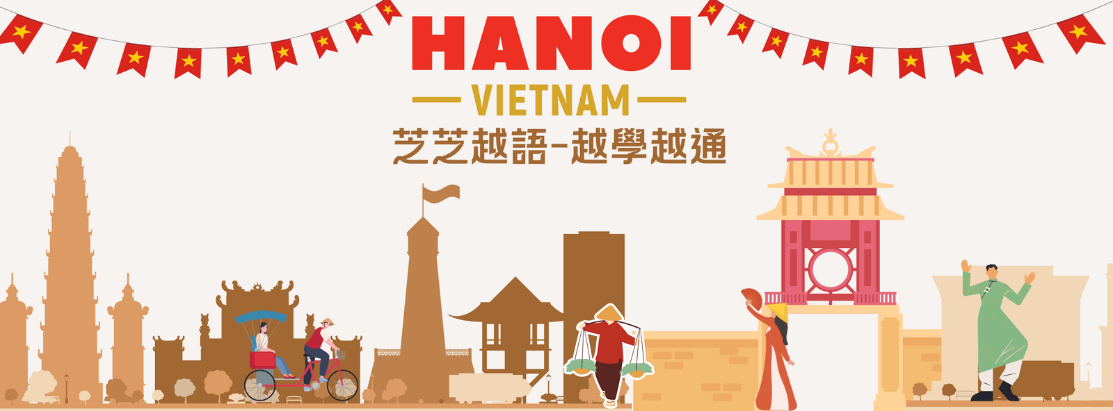 A person learning Vietnamese